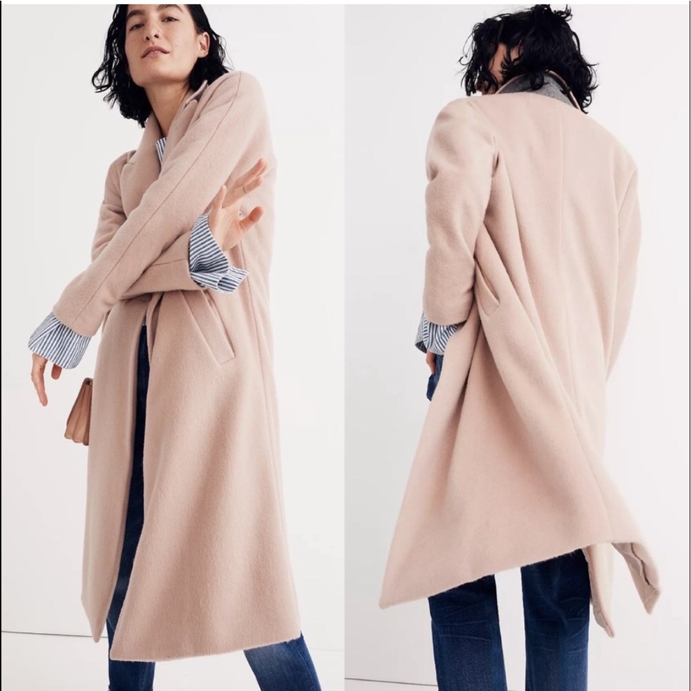 Sale!! ♥️ Madewell Atlas Cocoon Coat in Avalon Pink